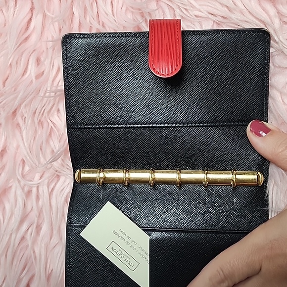 Louis Vuitton Vintage Red Epi Leather Agenda EUC - Picture 10 of 16